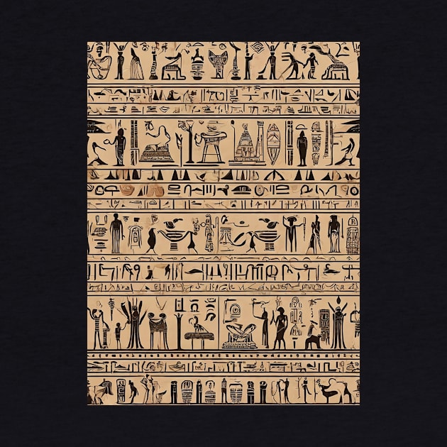 Egyptian hieroglyphs by likbatonboot